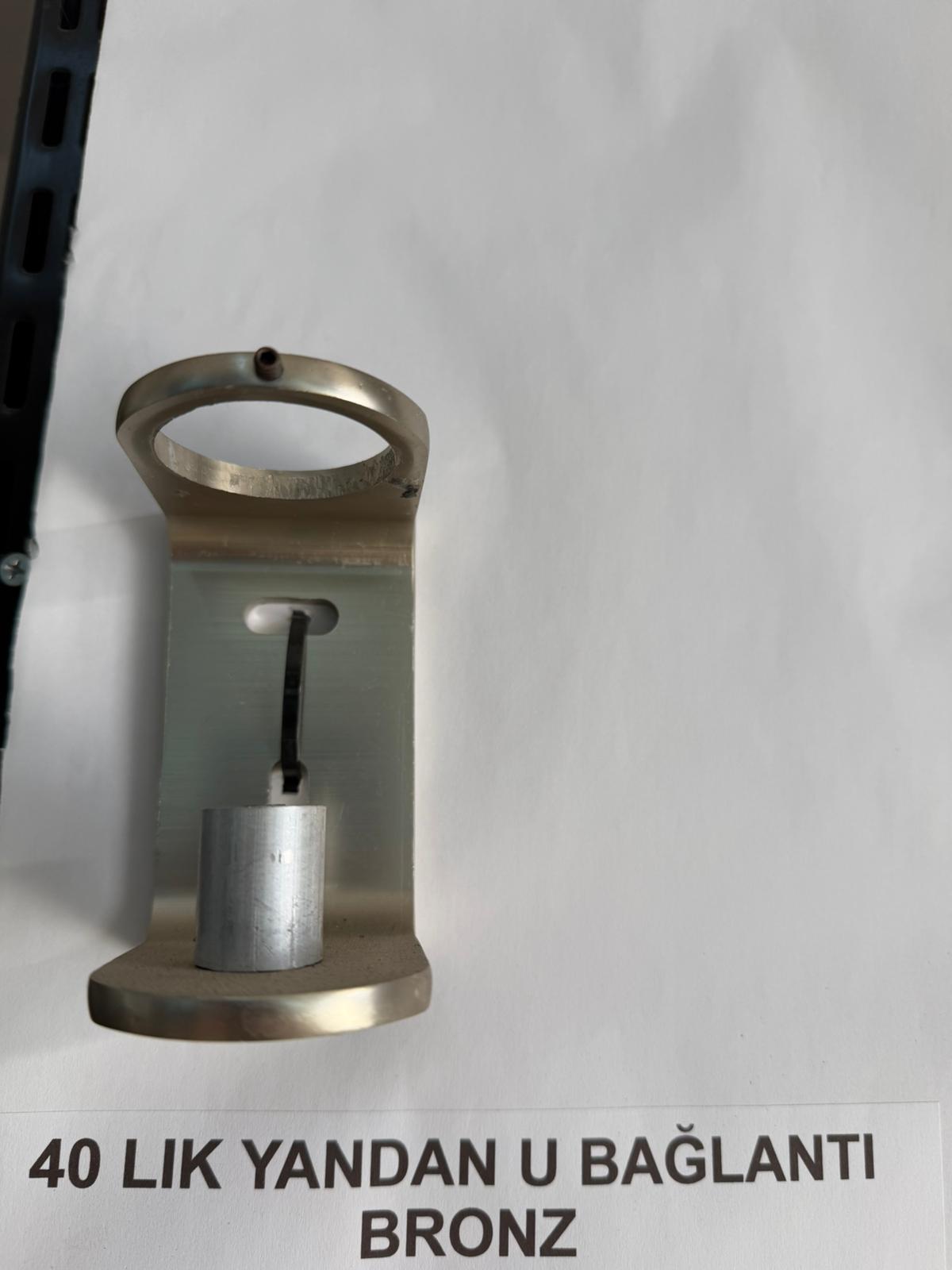 40 Lık Yandan  U Bağlantı Bronz